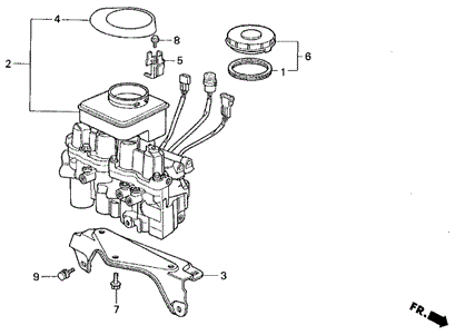 Modulator (A.L.B.) for 1990 Acura Legend #1