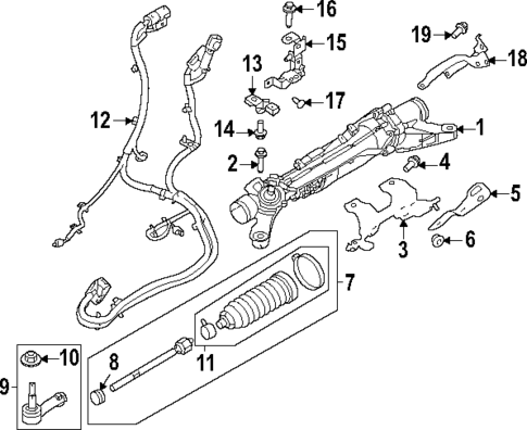Steering Gear & Linkage for 2023 Land Rover Range Rover Sport #0