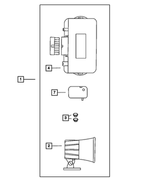 4883255 - Mopar Accessories - Component Parts: Security Alarm Module for Mopar Image