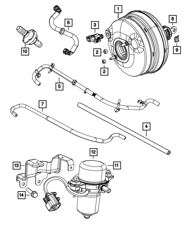 5183872AA - Brakes: Hex Lock Nut for Mopar Image