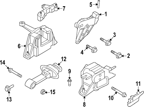 Engine & Trans Mounting for 2023 Hyundai Elantra N #0