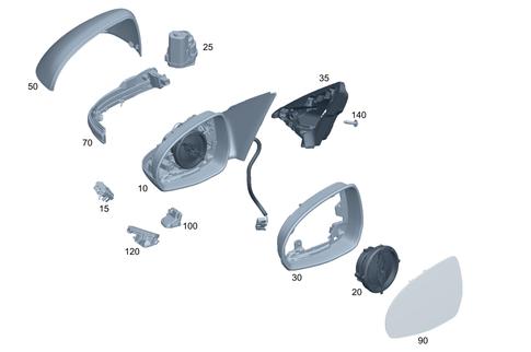 Outside Mirror for 2026 Mercedes-Benz E350 #0