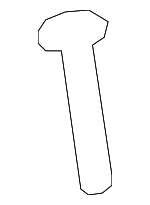 6104630AA - Body: Door Trim Panel Screw for Chrysler: 200, Sebring | Dodge: Avenger Image