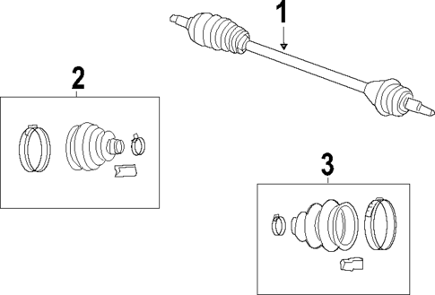 Axle Shafts & Joints for 2007 Chrysler Pacifica #0