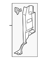 BC3Z28278D12BA - Body: Lower Pillar Trim for Ford: F-250 Super Duty, F-350 Super Duty Image