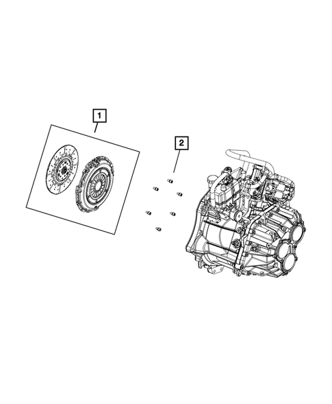Clutch for 2014 Ram ProMaster 1500 #0