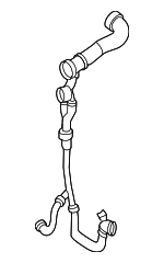 2235010302 - : Upper Hose for Mercedes-Benz Image