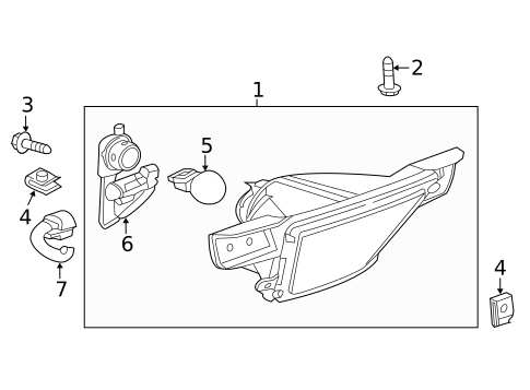 Bulbs - Chassis for 2011 Chevrolet Volt #0