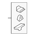 54107313923 - Body: Air Deflector Rubber Bumper for BMW: 428i Gran Coupe, 428i xDrive Gran Coupe, 430i Gran Coupe, 430i xDrive Gran Coupe, 435i Gran Coupe, 435i xDrive Gran Coupe, 440i Gran Coupe, 440i xDrive Gran Coupe, X4 Image