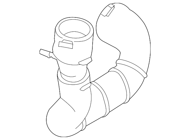 Turbocharger Intercooler Pipe Inlet For Ford Escape 2013-2016 — OEM Part CV6Z-6C640-B