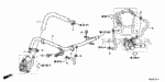 19508R40A01 - Engine: HOSE, THROTTLE BODY IN. for Honda Image