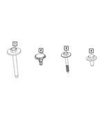 6510768AA - Electrical: Hex Head Screw for Mopar Image