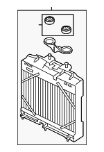 17117802662 - Cooling System: Oil Cooler for BMW Image
