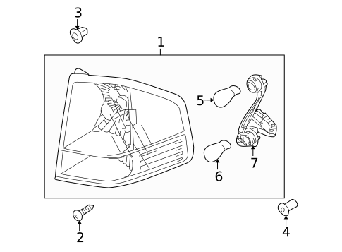 Combination Lamps for 2009 Kia Borrego #0
