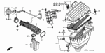 36286P8FA00 - Electrical/Exhaust/Heater/Fuel: TUBE A, AIR ASSIST PIPE for Honda Image