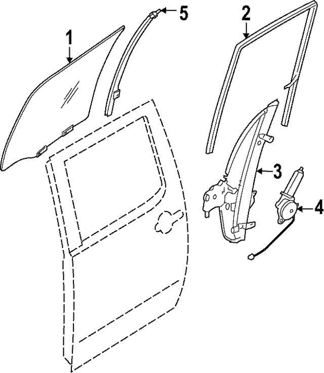 827209BU0A - : Window Regulator for Nissan: Frontier Image