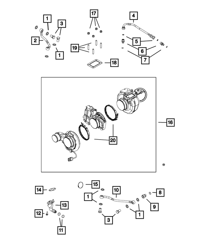 68005447AA - 6.7L Turbo Diesel; Engine: Female Fitting for Mopar Image