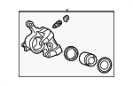 13537061 - Brakes: Disc Brake Caliper for Honda Image