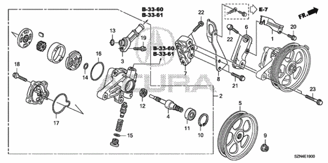 P.S. Pump - Bracket for 2010 Acura ZDX #0