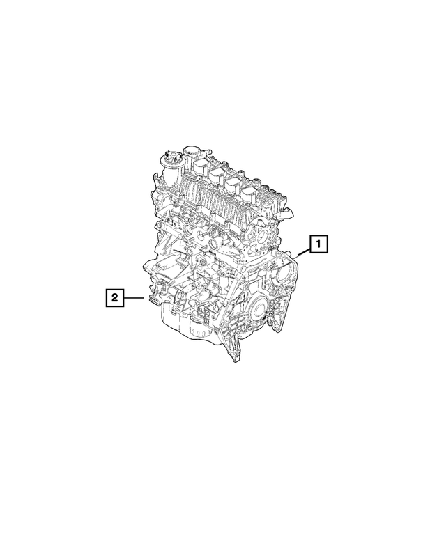 68547276AA - : Long Block Engine for Mopar Image