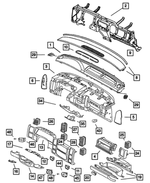 UJ46WL8AA - : Glovebox Door Latch for Mopar Image