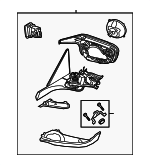 51165B4C378 - Body: Mirror Assembly for BMW: M4 Image