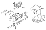 2018300585 - Heating and Ventilation: Operating Unit for Mercedes-Benz: 190D, 190E Image