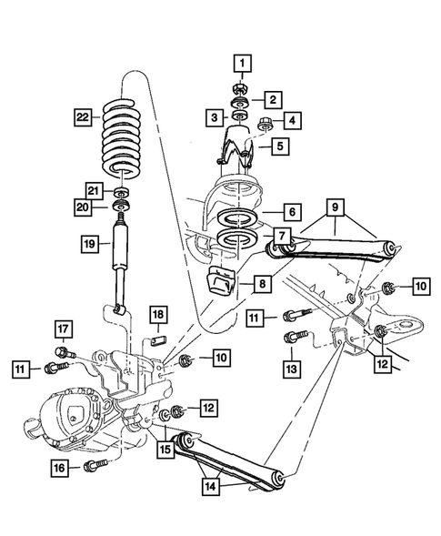 Front Suspension for 2001 Dodge Ram 2500 #2