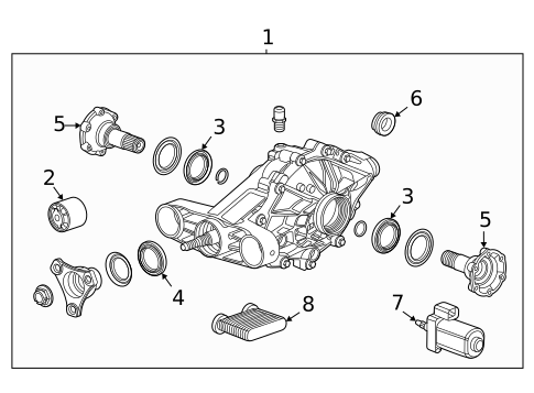 Axle & Differential for 2024 Cadillac CT4 #0