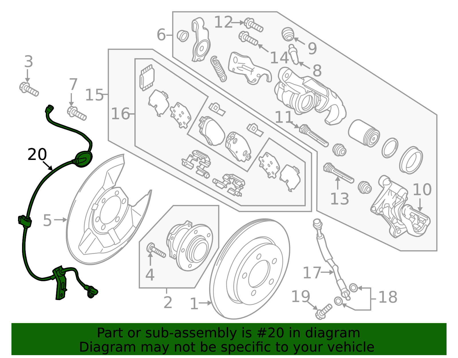 GHP9-43-71Y - ABS Sensor 2014-2017 Mazda 6 | Mazda-Parts