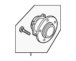 KD312615XB - Brakes: Hub &amp; Bearing for Mazda: 6, CX-5 Image