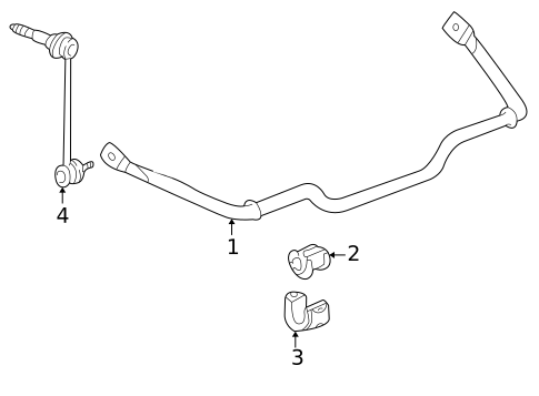 Stabilizer Bar & Components for 2008 Porsche Boxster #1