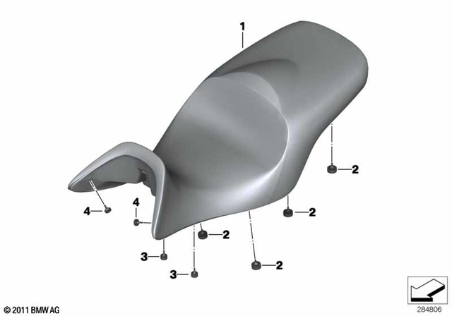 52537718633 - Ergonomics &amp; Comfort: Rubber Buffer - 6Mm for BMW-Motorrad Image