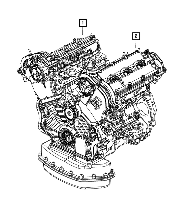 5162119BC - Engine: Complete Engine for Mopar Image