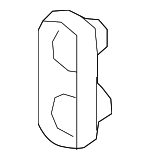 79731S5A000 - HVAC: Heater Core Grommet for Honda: Accord, Accord Crosstour, Civic, Clarity, Crosstour, Insight Image