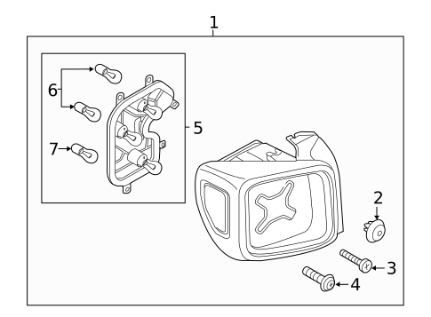 Combination Lamps for 2018 Jeep Renegade #0