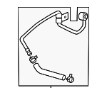 282503N600 - : Turbocharger Coolant Line for Genesis: G90, GV80 Coupe Image
