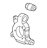 18060684 - Suspension: Knuckle for Buick: Rendezvous, Terraza | Chevrolet: Uplander, Venture | Oldsmobile: Silhouette | Pontiac: Aztek, Montana | Saturn: Relay Image