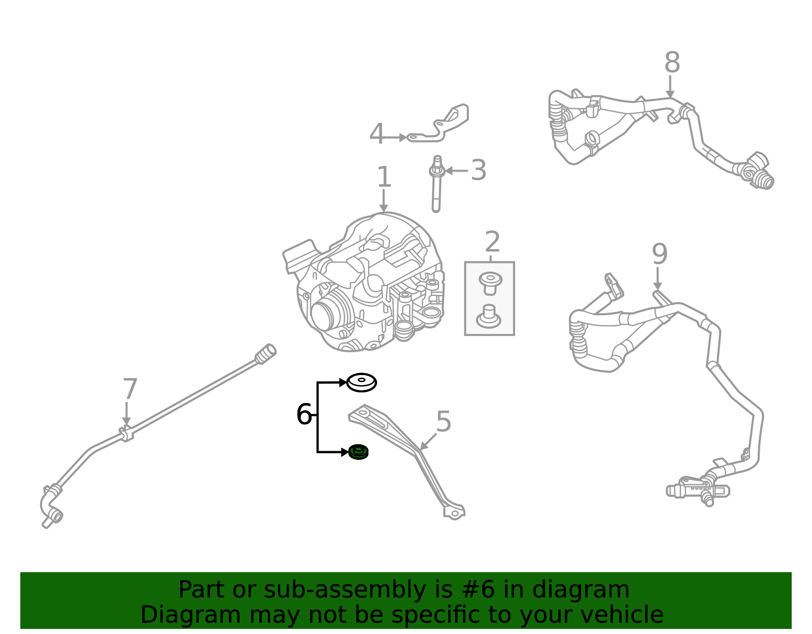 LR121349 - High-Quality Supercharger Mounting Spacer for AutoNation Parts