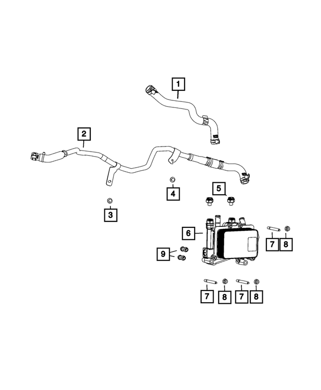 68489743AA - Cooling: Quick Type Connector for Mopar Image