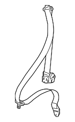 99680303409 - Electrical: Belt &amp; Retractor for Porsche: 911 Image