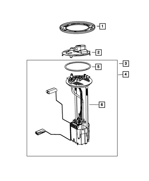 Fuel Pump and Sending Unit for 2021 Ram 3500 #2