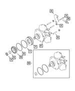 68444373AA - Fuel and Accelerator Pedal: O Ring for Mopar Image