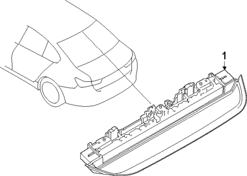 High Mounted Stop Lamp for 2025 BMW 228 xDrive Gran Coupe #0