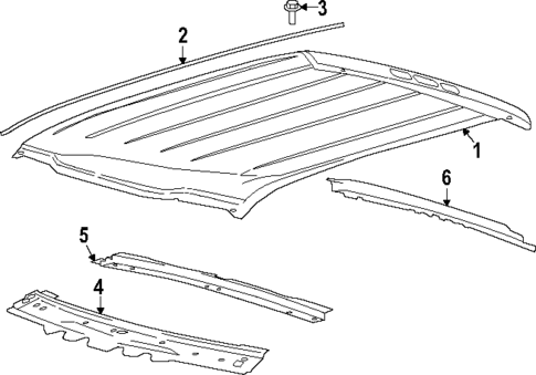 Roof & Components for 2024 Ford F-250 Super Duty #0