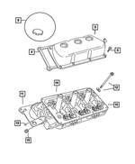 4792709AC - Engine 3.5L Six Cylinder: Cylinder Head Cover for Mopar Image