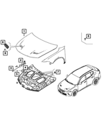 68616791AA - Body Sheet Metal Except Doors: Screw for Dodge: Hornet | Fiat: 500E Image