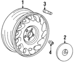 4261132200 - Suspension: Wheel for Lexus: ES250 Image
