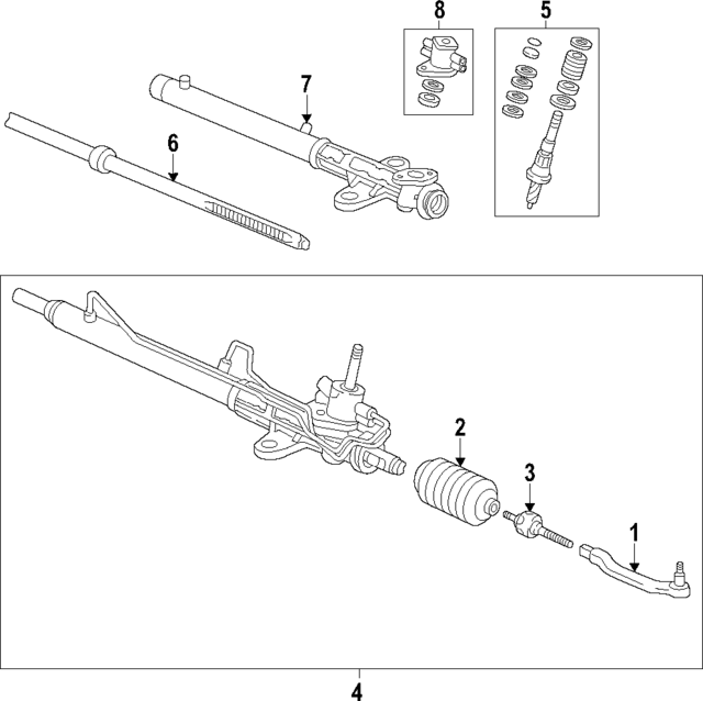 577004D805 - : Steering Gear for Kia Image