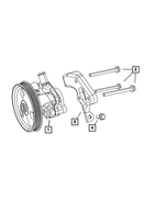 6101983 - Steering: Hex Head Bolt And Washer for Mopar Image